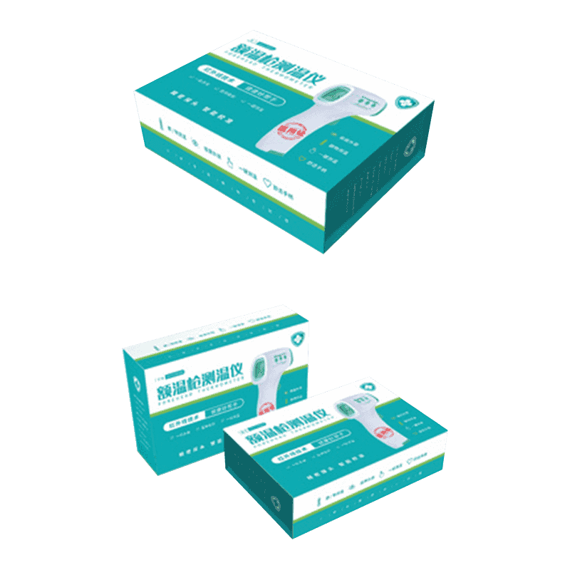 Korrugerade temperaturpistolförpackningar