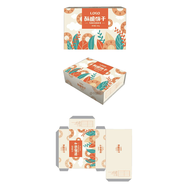 Korrugerade kexförpackningslådor