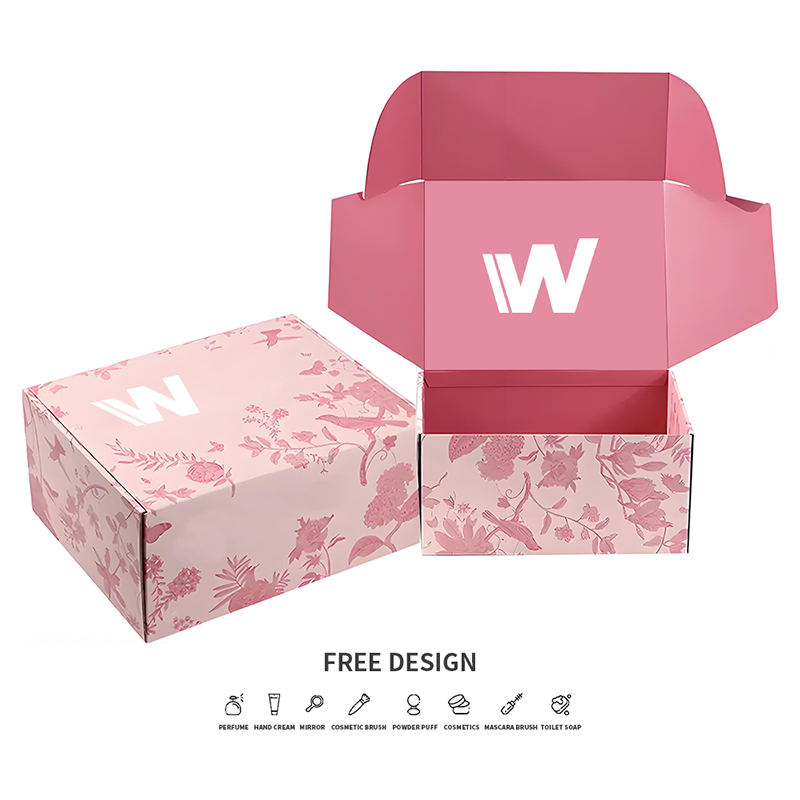 Blommor och växter Korrugerade kosmetiska förpackningslådor