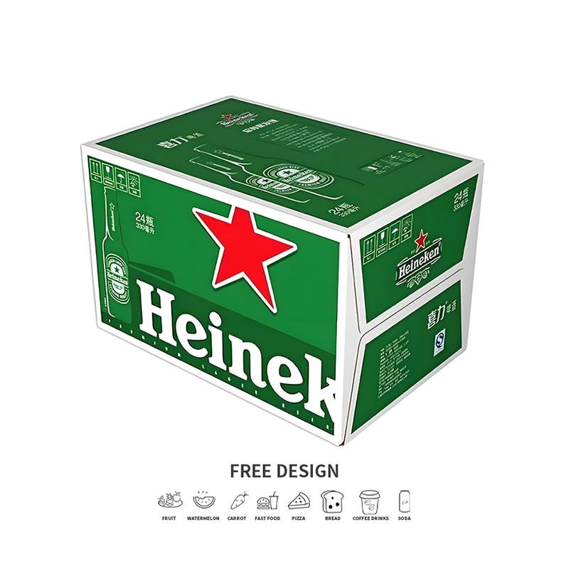 Korrugerade alkoholförpackningar