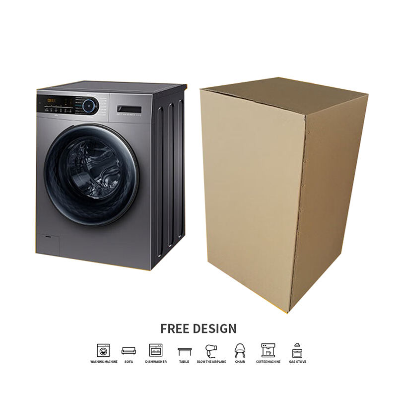 Korrugerade tvättmaskinsförpackningar