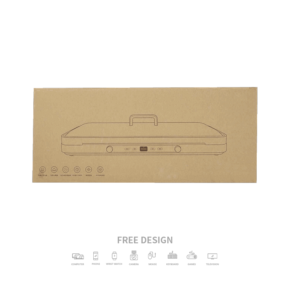 Korrugerad mikrovågsugnsförpackningslådor